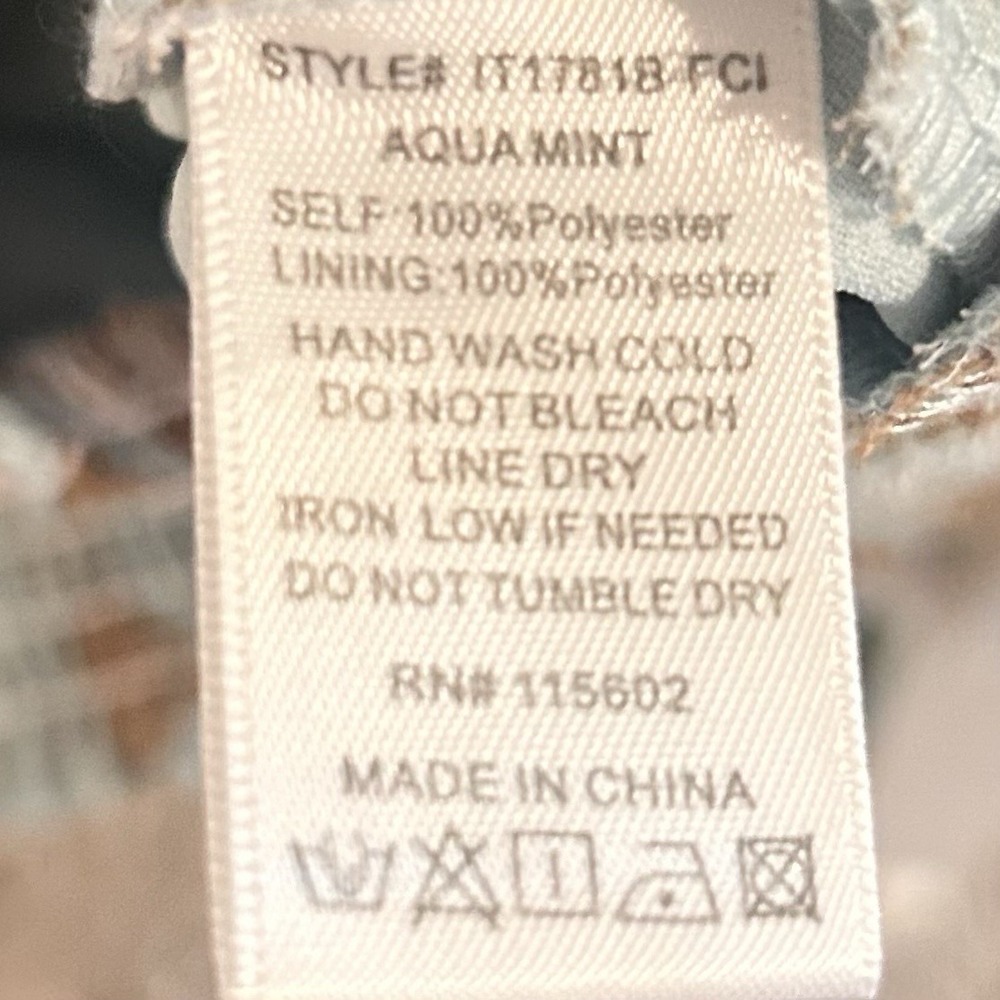 Floral Blouse Sz L Cottagecore Sheer Lightweight Boho 3/4 Balloon Sleeve Ruffle - Picture 9 of 14